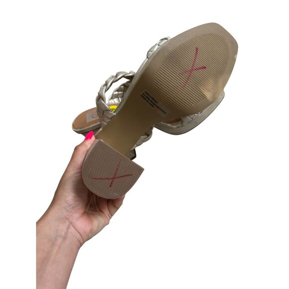 DV DOLCE VITA Gold Wash Braided Heels Size 9 - Picture 8 of 8